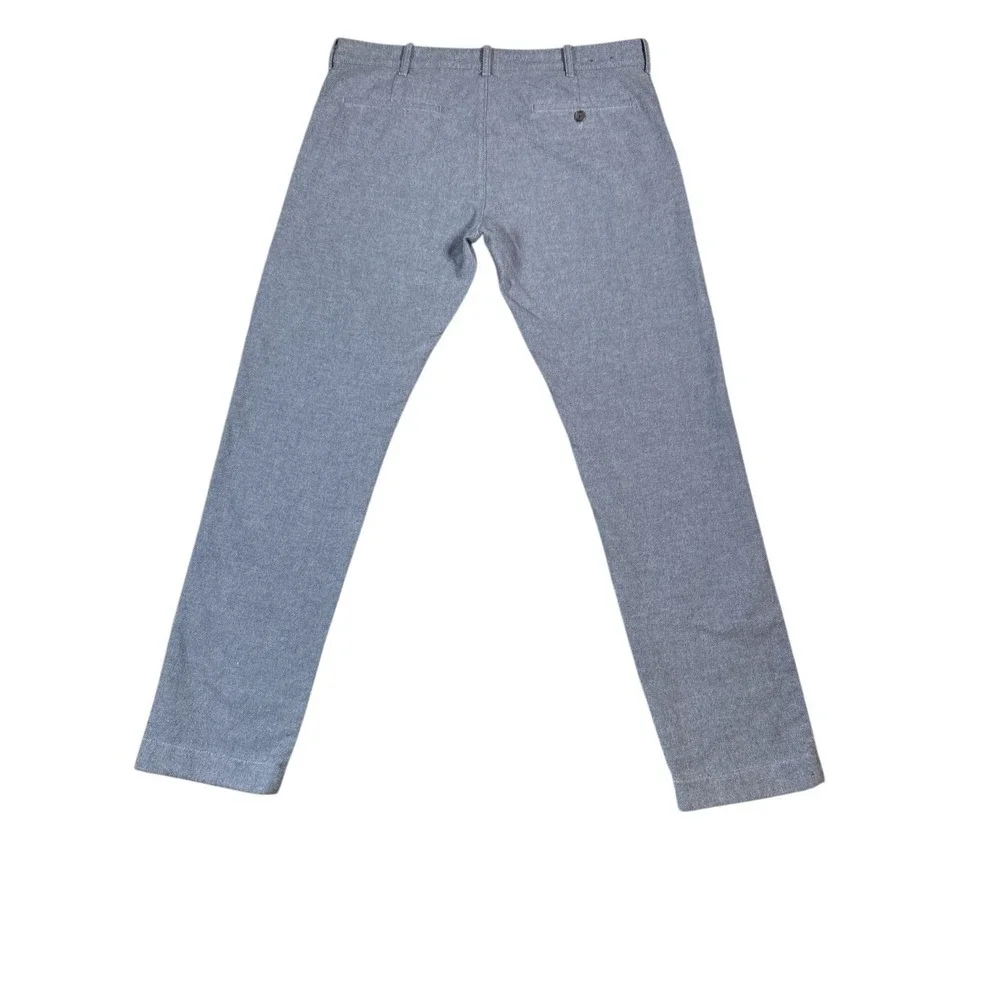 J.Crew Flex Slim Chino Pants Mens Tag 34x32 Real Sz‎ 36x30.5 Stretch Textured